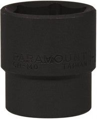 Paramount - 1/2" Drive 1-3/16" Standard Impact Socket - 6 Points, 2" OAL - Americas Industrial Supply