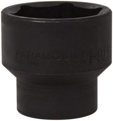 Paramount - 1/2" Drive 1-9/16" Standard Impact Socket - 6 Points, 2" OAL - Americas Industrial Supply