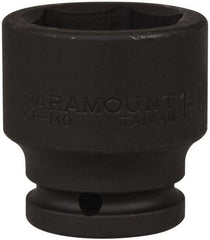 Paramount - 3/4" Drive 1-1/2" Standard Impact Socket - 6 Points, 2-1/4" OAL - Americas Industrial Supply