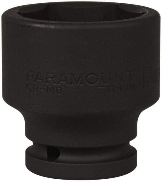 Paramount - 3/4" Drive 43mm Standard Impact Socket - 6 Points, 2-7/16" OAL - Americas Industrial Supply
