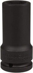 Paramount - 3/4" Drive 23mm Deep Impact Socket - 6 Points, 3-35/64" OAL - Americas Industrial Supply