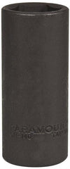 Paramount - 1/2" Drive 23mm Deep Impact Socket - 6 Points, 3-1/2" OAL - Americas Industrial Supply