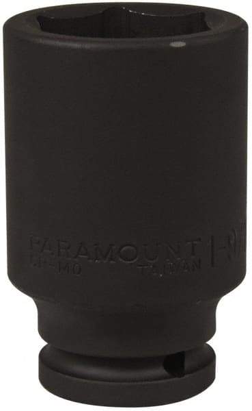 Paramount - 1/2" Drive 1-9/16" Deep Impact Socket - 6 Points, 3-1/2" OAL - Americas Industrial Supply