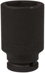 Paramount - 1/2" Drive 1-9/16" Deep Impact Socket - 6 Points, 3-1/2" OAL - Americas Industrial Supply