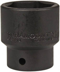 Paramount - 1/2" Drive 34mm Standard Impact Socket - 6 Points, 2" OAL - Americas Industrial Supply