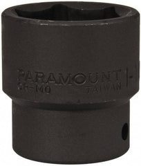 Paramount - 1/2" Drive 1-1/4" Standard Impact Socket - 6 Points, 2" OAL - Americas Industrial Supply