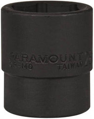 Paramount - 1/2" Drive 28mm Standard Impact Socket - 6 Points, 2" OAL - Americas Industrial Supply
