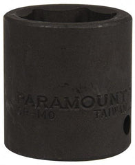 Paramount - 1/2" Drive 24mm Standard Impact Socket - 6 Points, 1-1/2" OAL - Americas Industrial Supply