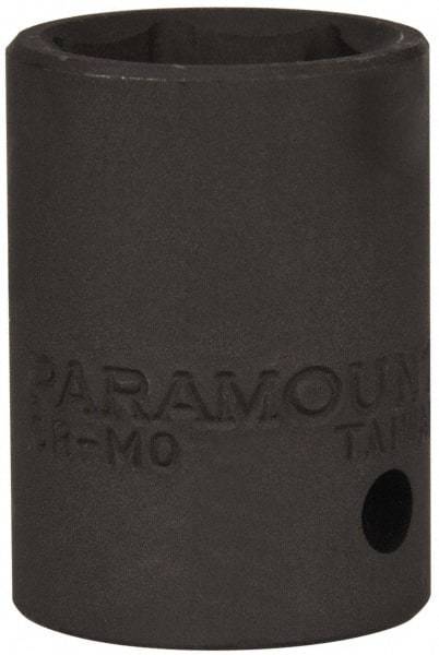 Paramount - 1/2" Drive 3/4" Standard Impact Socket - 6 Points, 1-1/2" OAL - Americas Industrial Supply