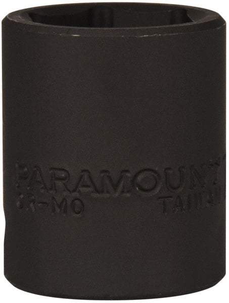 Paramount - 1/2" Drive 7/8" Standard Impact Socket - 6 Points, 1-1/2" OAL - Americas Industrial Supply