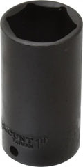 Paramount - 3/8" Drive 1" Deep Impact Socket - 6 Points, 2-3/4" OAL - Americas Industrial Supply