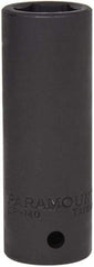 Paramount - 1/2" Drive 18mm Deep Impact Socket - 6 Points, 3-5/64" OAL - Americas Industrial Supply