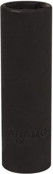 Paramount - 1/2" Drive 16mm Deep Impact Socket - 6 Points, 3-5/64" OAL - Americas Industrial Supply
