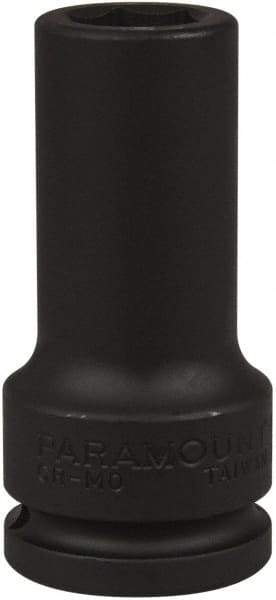 Paramount - 3/4" Drive 19mm Deep Impact Socket - 6 Points, 3-35/64" OAL - Americas Industrial Supply