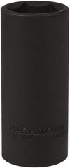 Paramount - 1/2" Drive 24mm Deep Impact Socket - 6 Points, 3-1/2" OAL - Americas Industrial Supply