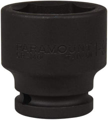 Paramount - 3/4" Drive 1-9/16" Standard Impact Socket - 6 Points, 2-9/32" OAL - Americas Industrial Supply