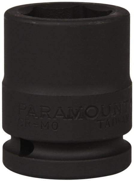 Paramount - 3/4" Drive 1-1/16" Standard Impact Socket - 6 Points, 2-3/32" OAL - Americas Industrial Supply