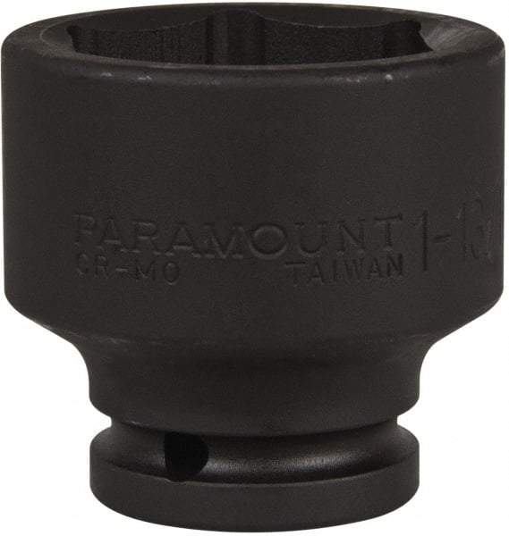 Paramount - 3/4" Drive 1-13/16" Standard Impact Socket - 6 Points, 2-7/16" OAL - Americas Industrial Supply