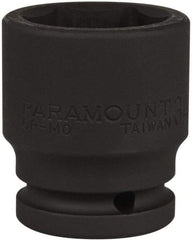 Paramount - 3/4" Drive 34mm Standard Impact Socket - 6 Points, 2-1/4" OAL - Americas Industrial Supply