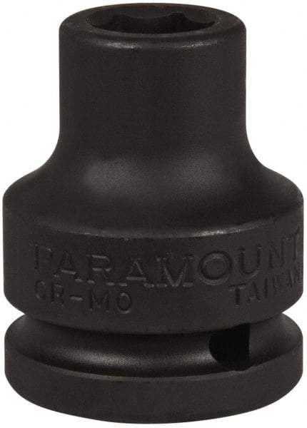 Paramount - 3/4" Drive 9/16" Standard Impact Socket - 6 Points, 2" OAL - Americas Industrial Supply
