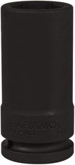 Paramount - 3/4" Drive 27mm Deep Impact Socket - 6 Points, 3-35/64" OAL - Americas Industrial Supply
