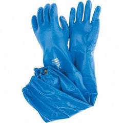 North - Chemical Resistant Gloves - NITRIKNIT SZ10 BLU 1PR NITRI-KNIT NITRILE GLOVE - Americas Industrial Supply