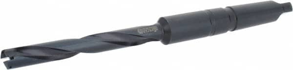 Allied Machine and Engineering - Series 1, 13/16" Max Diam, 4MT Taper Shank, Helical Flute Spade Drill - 6-1/2" Max Depth, 9-47/64" Body Length, 14-5/32" OAL, Extended Length, Through Coolant - Americas Industrial Supply