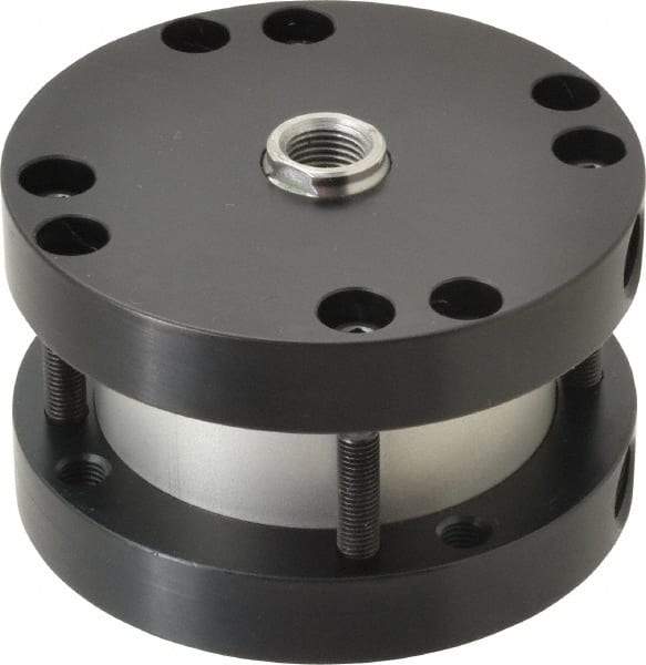 Parker - 1" Stroke x 2-1/2" Bore Double Acting Air Cylinder - 1/4 Port, 1/2-20 Rod Thread, -10 to 200°F - Americas Industrial Supply