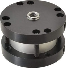 Parker - 1" Stroke x 2-1/2" Bore Double Acting Air Cylinder - 1/4 Port, 1/2-20 Rod Thread, -10 to 200°F - Americas Industrial Supply