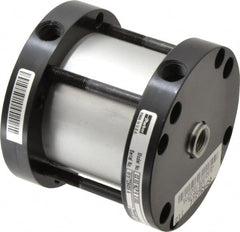 Parker - 2" Stroke x 2-1/2" Bore Double Acting Air Cylinder - 1/4 Port, 1/2-20 Rod Thread, -10 to 200°F - Americas Industrial Supply