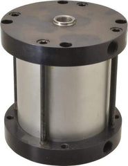 Parker - 4" Stroke x 4" Bore Double Acting Air Cylinder - 3/8 Port, 3/4-16 Rod Thread, -10 to 200°F - Americas Industrial Supply