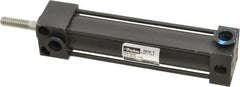 Parker - 3" Stroke x 3/4" Bore Double Acting Air Cylinder - 1/8 Port, 1/4-20 Rod Thread, 200 Max psi, -10 to 165°F - Americas Industrial Supply