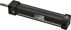Parker - 4" Stroke x 3/4" Bore Double Acting Air Cylinder - 1/8 Port, 1/4-20 Rod Thread, 200 Max psi, -10 to 165°F - Americas Industrial Supply