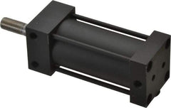 Parker - 2" Stroke x 1-1/4" Bore Double Acting Air Cylinder - 1/8 Port, 3/8-24 Rod Thread, 200 Max psi, -10 to 165°F - Americas Industrial Supply