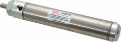 Parker - 4" Stroke x 1-1/16" Bore Double Acting Air Cylinder - 1/8 Port, 5/16-24 Rod Thread, 250 Max psi, 14 to 140°F - Americas Industrial Supply