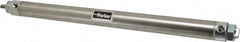 Parker - 12" Stroke x 1-1/16" Bore Double Acting Air Cylinder - 1/8 Port, 5/16-24 Rod Thread, 250 Max psi, 14 to 140°F - Americas Industrial Supply