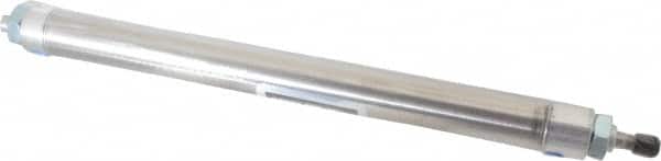 Parker - 12" Stroke x 1-1/4" Bore Double Acting Air Cylinder - 1/8 Port, 7/16-20 Rod Thread, 250 Max psi, 14 to 140°F - Americas Industrial Supply