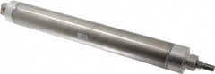 Parker - 12" Stroke x 2" Bore Double Acting Air Cylinder - 1/4 Port, 1/2-20 Rod Thread, 250 Max psi, 14 to 140°F - Americas Industrial Supply