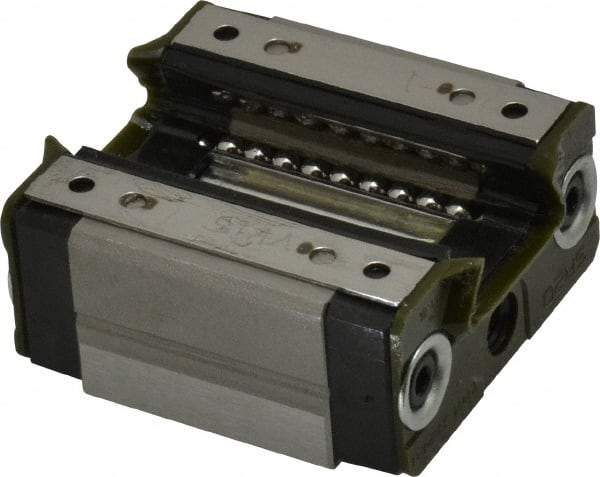 THK - 47.3mm L x 42mm W x 22mm H, 32mm Lateral Hole Spcg, Horizontal Mount Radial SR Block - 11mm Overhang, 7.16 Kn Dynamic Capacity, M5X8 Hole, 14.4 kn Static Load Rating, 28" High Assembly - Americas Industrial Supply