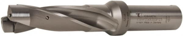Kennametal - 31.75 to 32mm Diam, 3xD, 96mm Max Depth, 1-1/4" Shank Diam, 133.48mm Flute, 234.95mm OAL, Replaceable Tip Drill - KSEM1250 Insert, 8 Seat Size, Series KSEM - Americas Industrial Supply