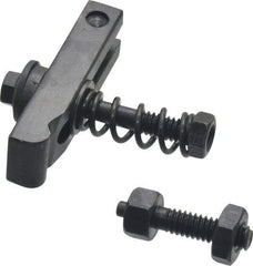 Value Collection - 1/4-20 Tap Size, Steel Strap Clamp Assembly - Single End Clamp, Radius Strap Nose, 3/8" Strap Thickness, 1/2" Travel, 2" Strap Len, 5/8" Strap Width - Americas Industrial Supply