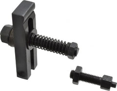 Value Collection - 1/2-13 Tap Size, Steel Strap Clamp Assembly - Single End Clamp, Radius Strap Nose, 5/8" Strap Thickness, 1" Travel, 4" Strap Len, 1-1/4" Strap Width - Americas Industrial Supply