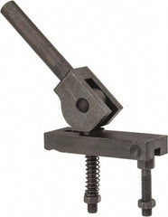 Value Collection - 3/8-16 Tap Size, Steel Strap Clamp Assembly - Center Cam, 5/8" Strap Thickness, 1" Travel, 4" Strap Len, 1-1/4" Strap Width - Americas Industrial Supply