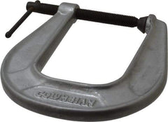 Wilton - Light-Duty 2-1/2" Max Opening, 4-3/4" Throat Depth, Ductile Iron Standard C-Clamp - 1,600 Lb Capacity, 0" Min Opening, Extra Deep Throat - Americas Industrial Supply