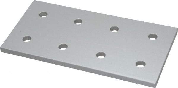 80/20 Inc. - 3" Wide, 6" High, Open Shelving 8 Hole Joining Strip - Aluminum, Use with Series 15 & Bolt Kit 3320 or 3325 - Americas Industrial Supply
