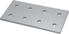 80/20 Inc. - 3" Wide, 6" High, Open Shelving 8 Hole Joining Strip - Aluminum, Use with Series 15 & Bolt Kit 3320 or 3325 - Americas Industrial Supply