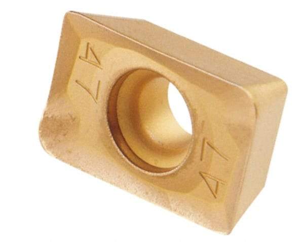 Kennametal - APHT1604 42 Grade X500 Carbide Milling Insert - TiN/TiC/TiN Finish, 0.187" Thick - Americas Industrial Supply