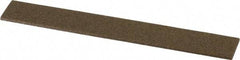 Norton - 4" Long x 1/2" Wide x 1/16" Thick, Aluminum Oxide Sharpening Stone - Taper, Coarse Grade - Americas Industrial Supply