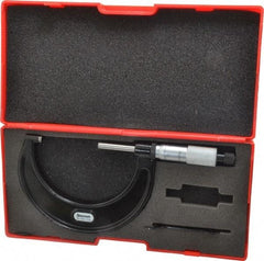 Starrett - 2 to 3" Range, 0.001" Graduation, Mechanical Outside Micrometer - Ratchet Stop Thimble, Accurate to 0.0001" - Americas Industrial Supply