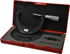 Starrett - 2 to 3" Range, 0.0001" Graduation, Mechanical Outside Micrometer - Friction Thimble, Accurate to 0.00005" - Americas Industrial Supply